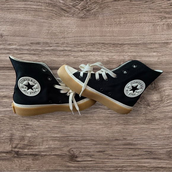 Converse Chuck Taylor All Star Retro Rubber High Top Black Gum NWOT & Box - Picture 2 of 9